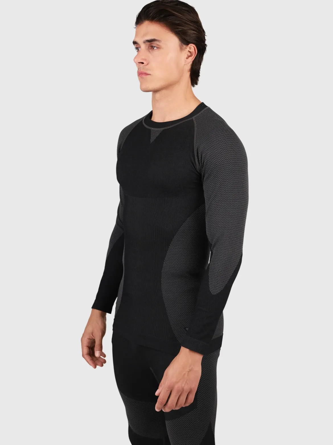 Champoluc Heren Thermo Set | Zwart