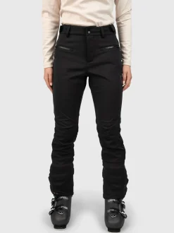 Coldlake-N Dames Softshell Skibroek | Zwart