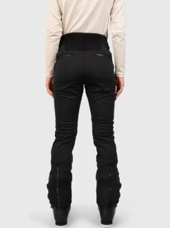 Coldlake-N Dames Softshell Skibroek | Zwart