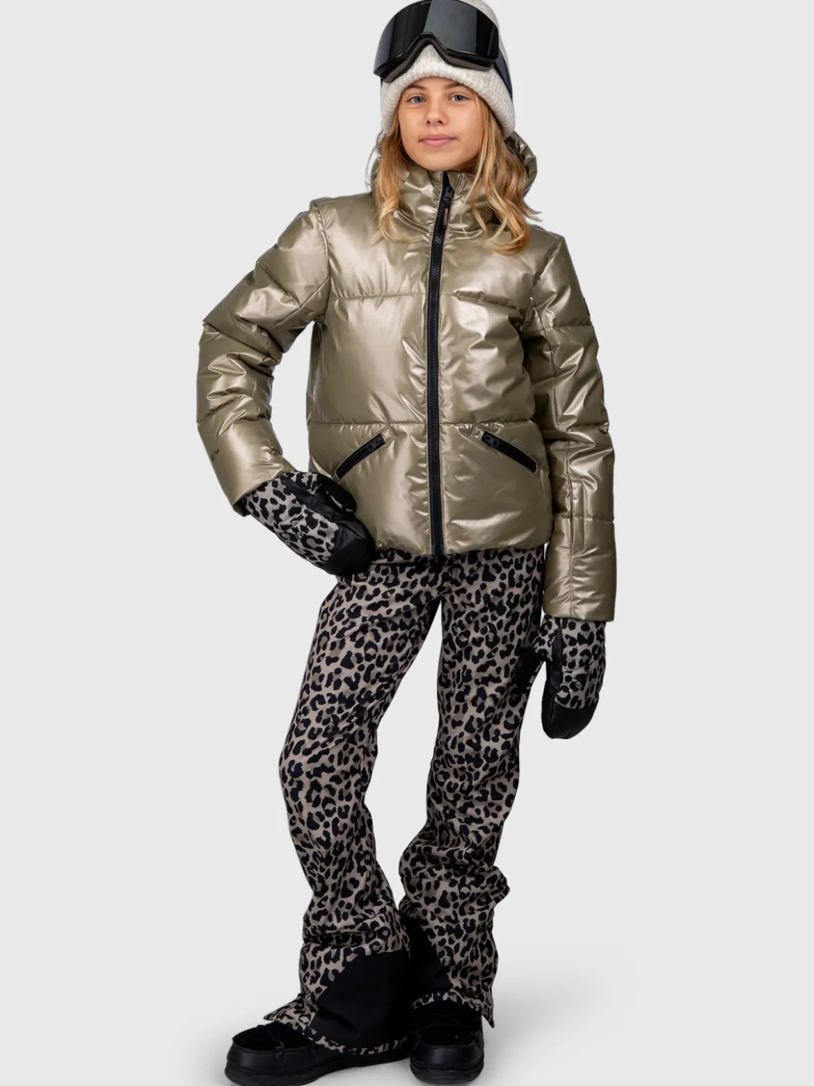 Coldlaky-Print Meiden Softshell Skibroek | Wild thing Fungi