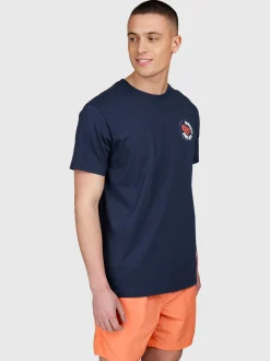 Craigly Heren T-shirt | Indigo Blue