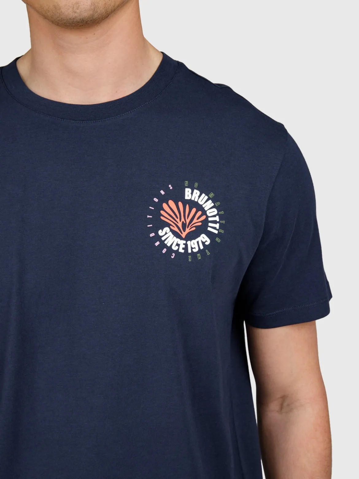 Craigly Heren T-shirt | Indigo Blue