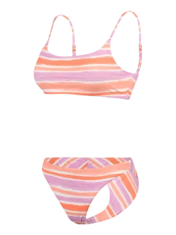 Cruzanell Dames Bralette Bikini | Striped Snow