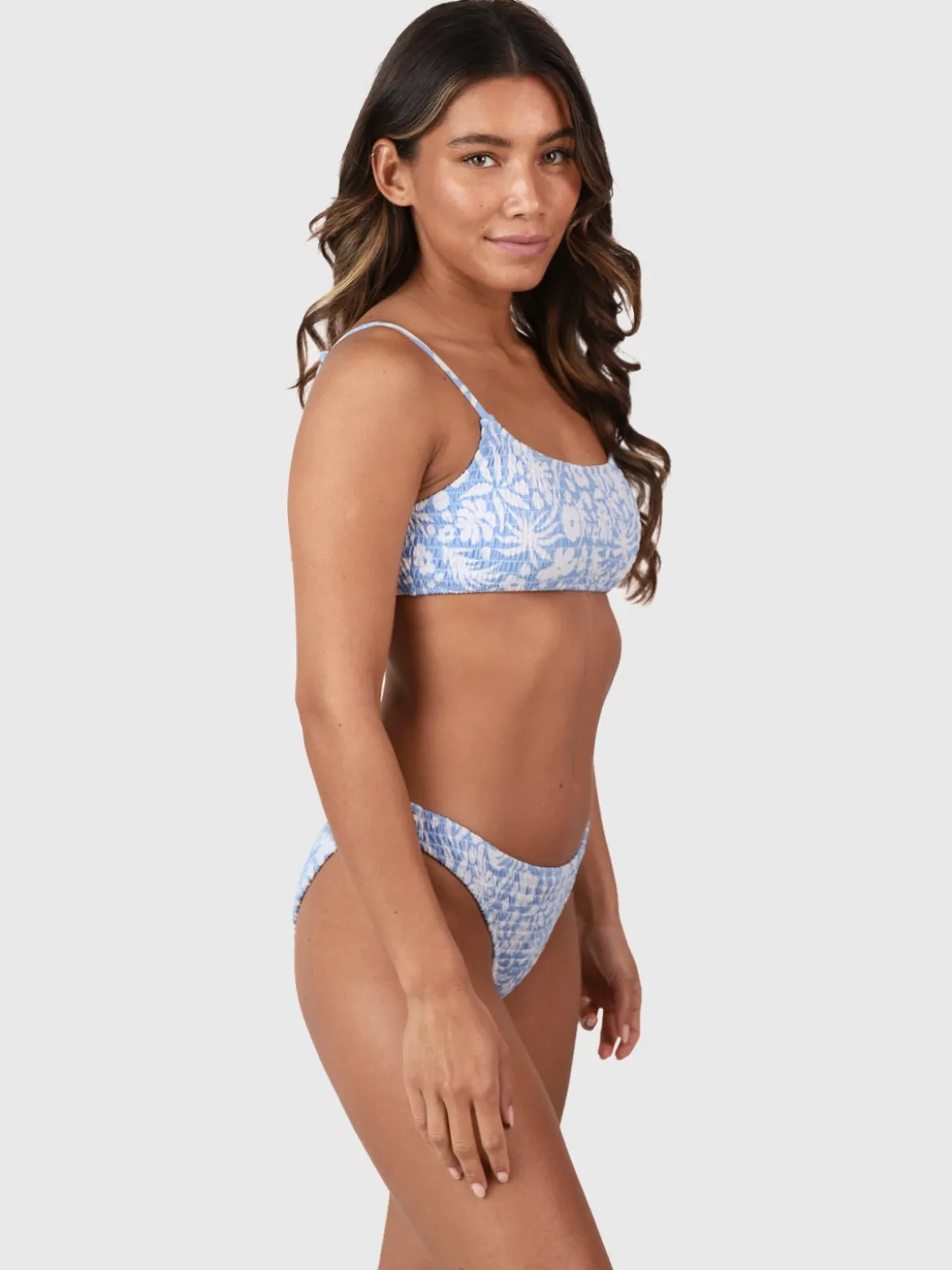 Cruzin-Swirl Dames Bralette Bikini | Bluebell