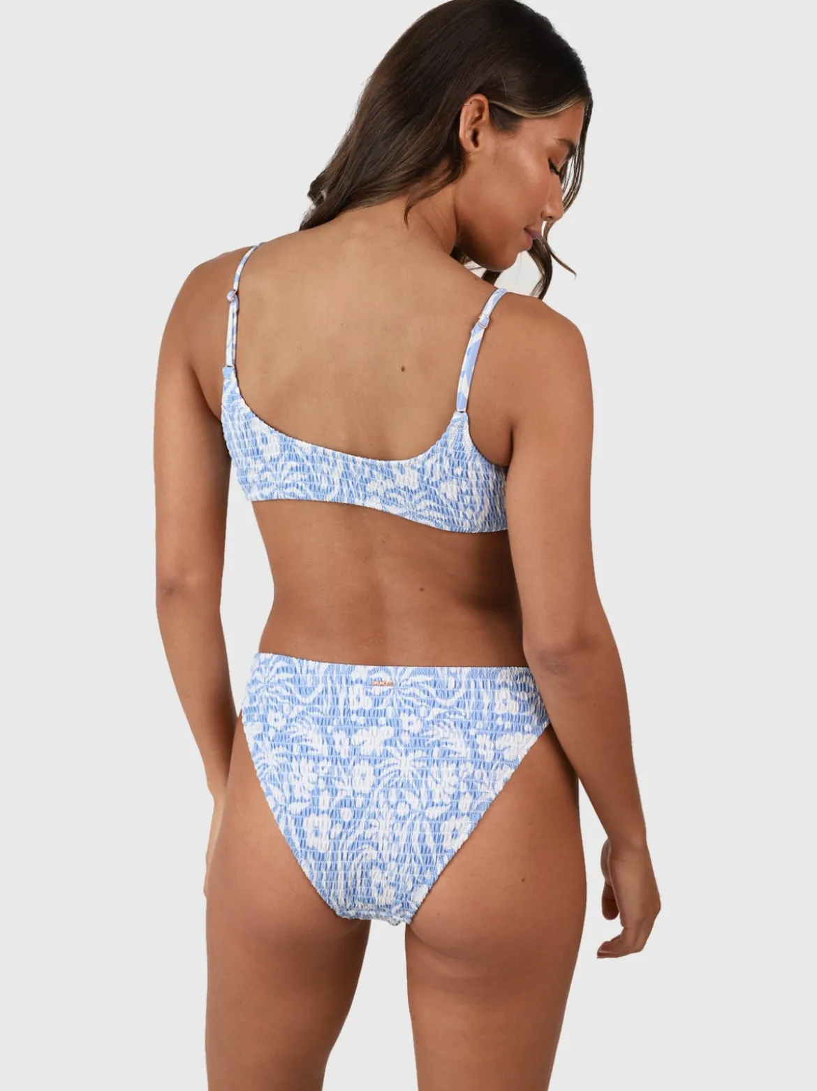 Cruzin-Swirl Dames Bralette Bikini | Bluebell