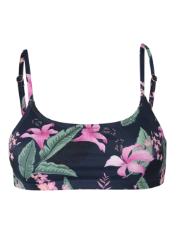 Cruz-Tropicana Dames Bralette Bikini Top | Indigo Blue