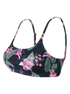 Cruz-Tropicana Dames Bralette Bikini Top | Indigo Blue