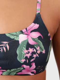Cruz-Tropicana Dames Bralette Bikini Top | Indigo Blue