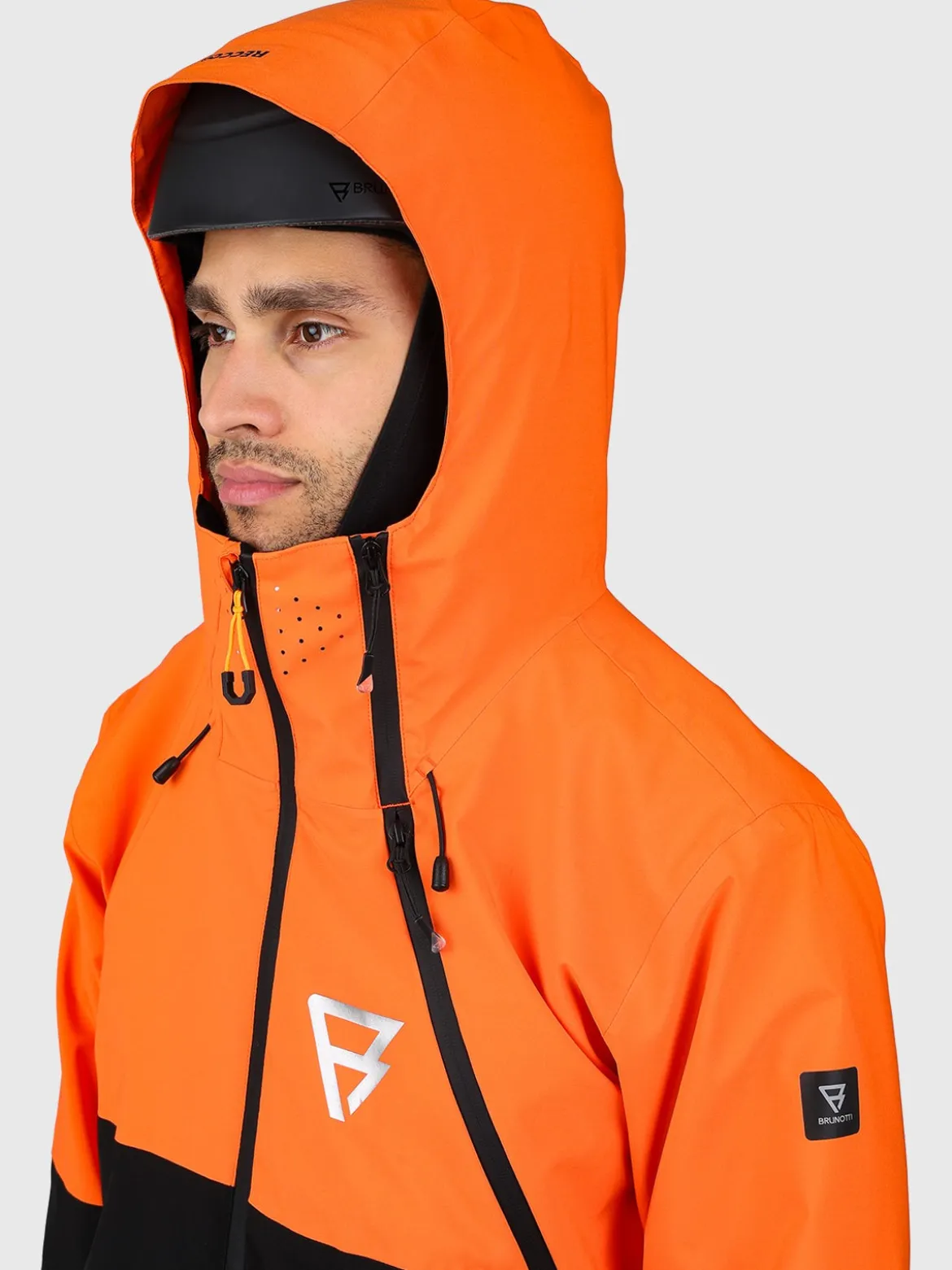 Curtis Heren Ski Jas | Punch Orange