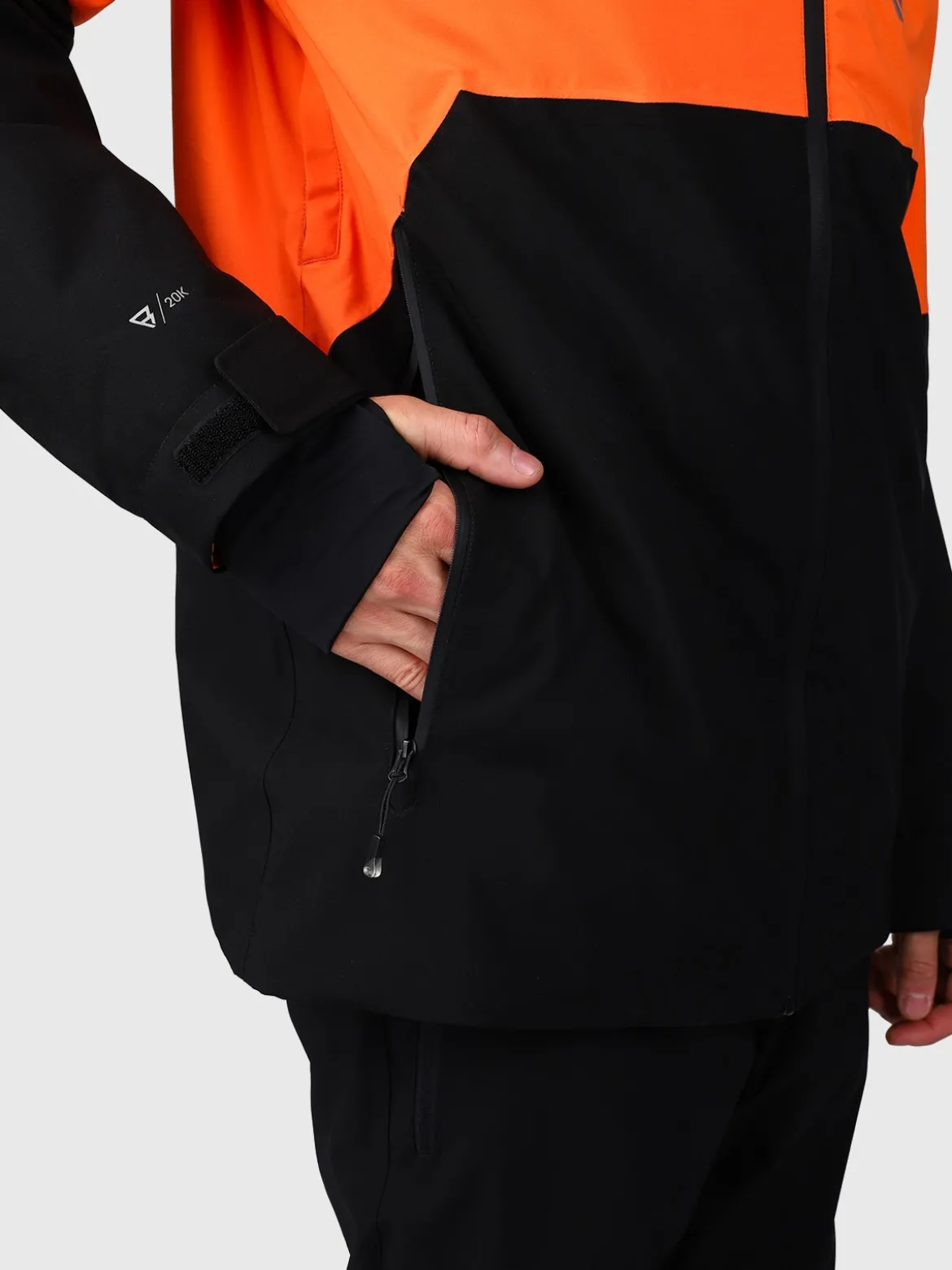 Curtis Heren Ski Jas | Punch Orange