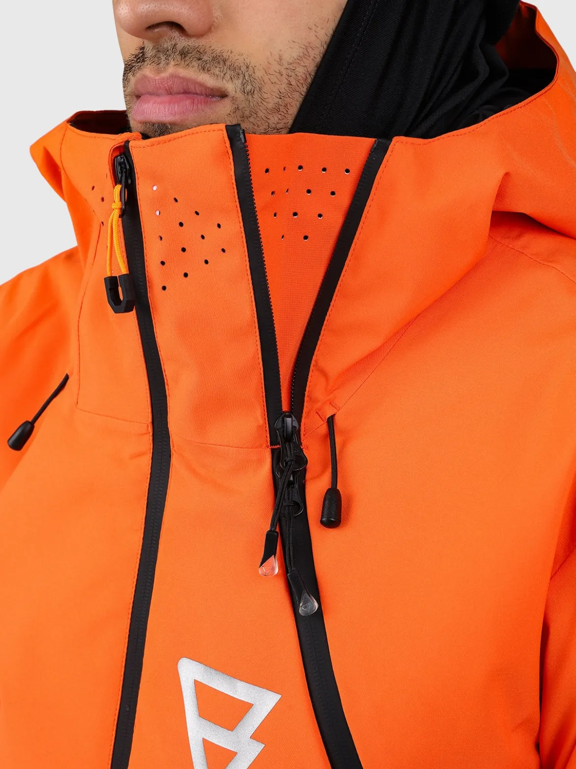Curtis Heren Ski Jas | Punch Orange