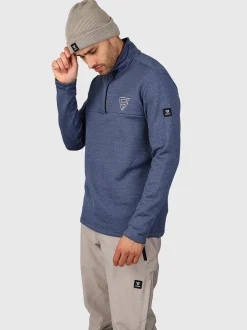 Daronst Heren Fleece | Indigo Blue