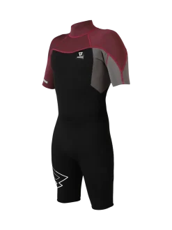 Defence Shorty 3/2mm Heren Wetsuit | Rood