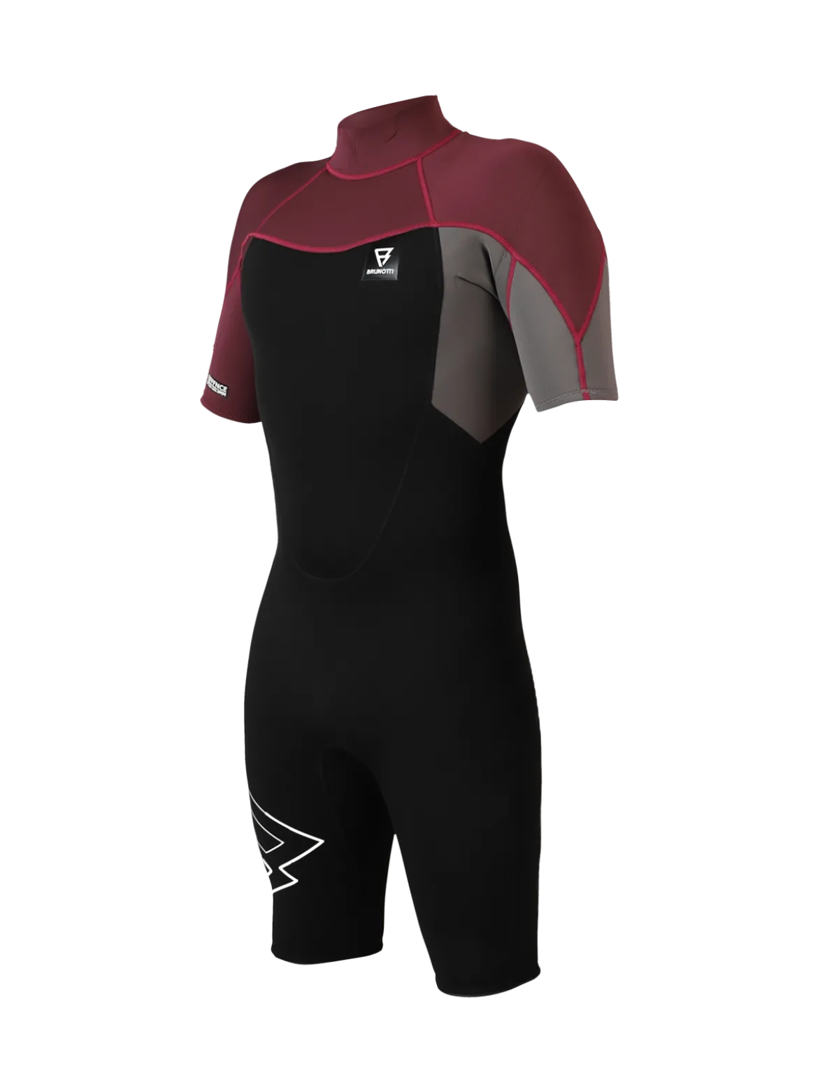 Defence Shorty 3/2mm Heren Wetsuit | Rood
