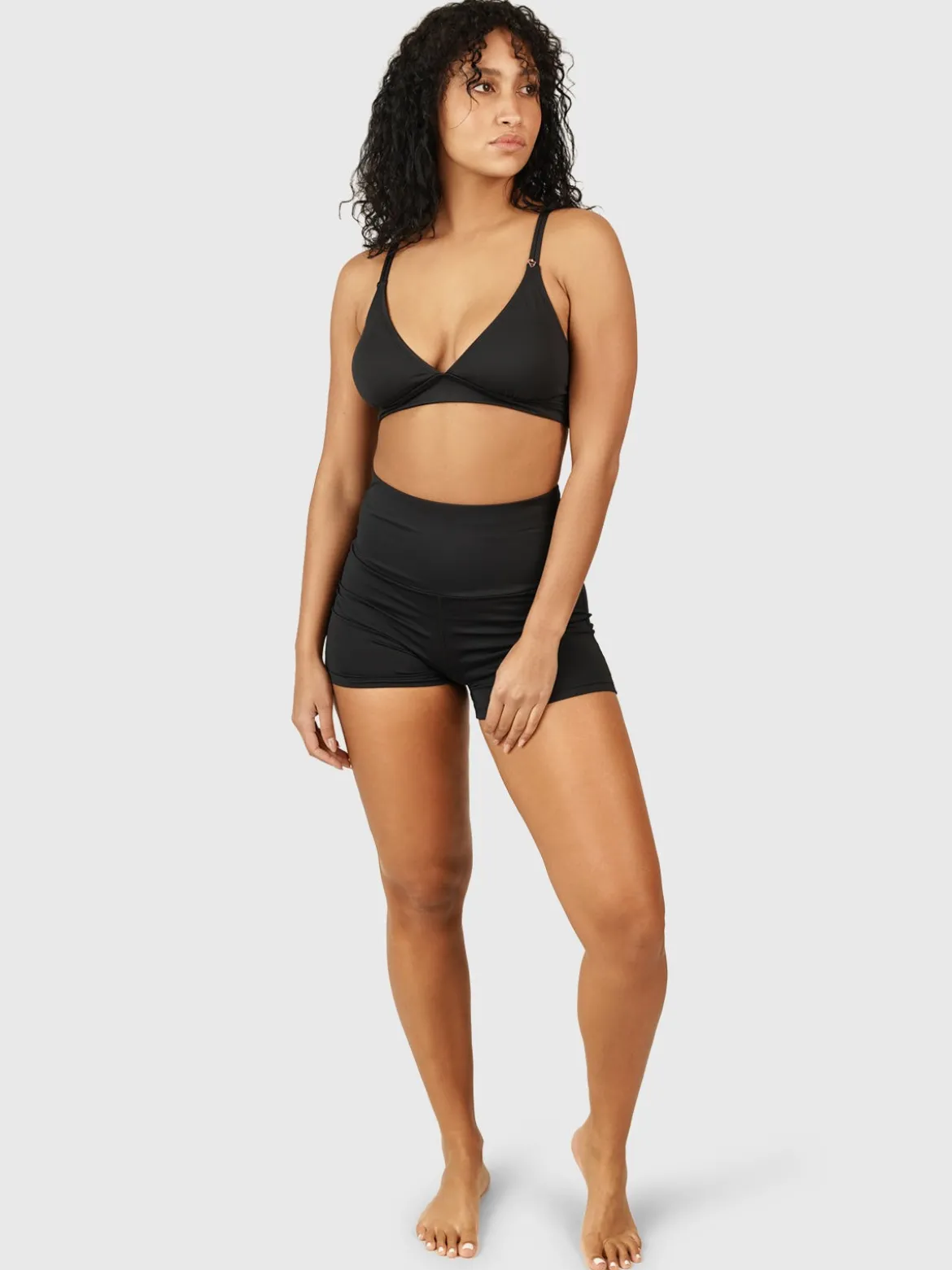 Delphinia Dames Bikini Bralette Top | Zwart
