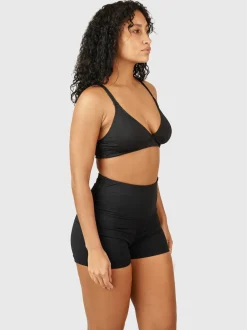 Delphinia Dames Bikini Bralette Top | Zwart