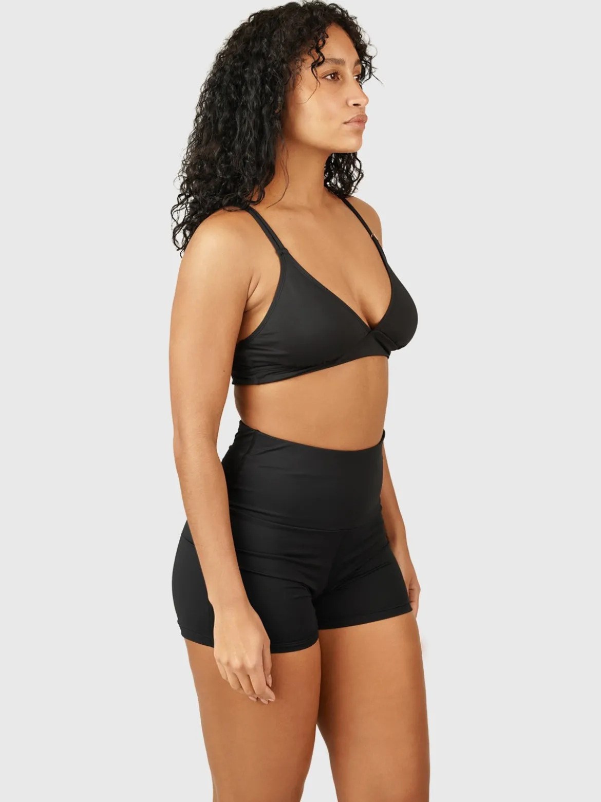 Delphinia Dames Bikini Bralette Top | Zwart