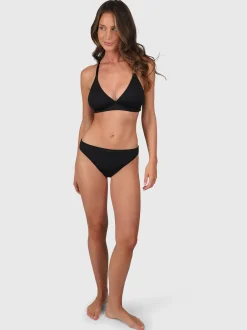 Delphinia Dames Bralette Bikini Top | Black