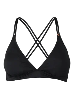 Delphinia Dames Bralette Bikini Top | Black