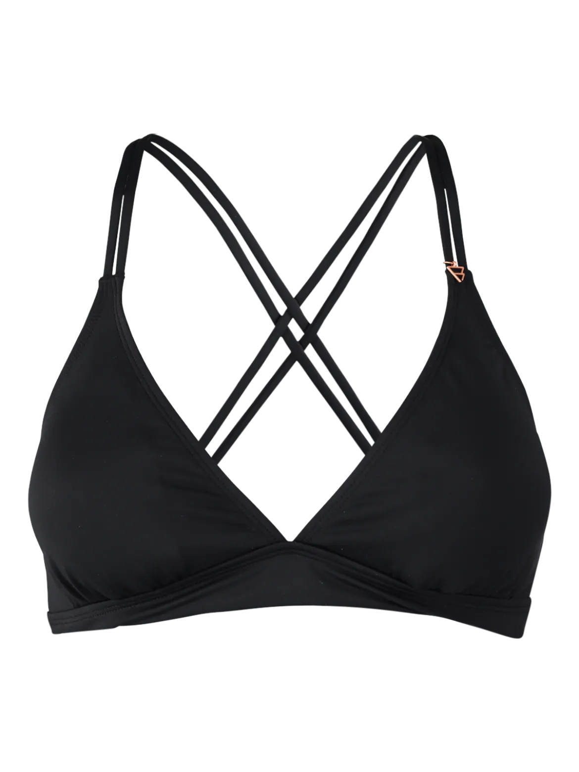 Delphinia Dames Bralette Bikini Top | Black