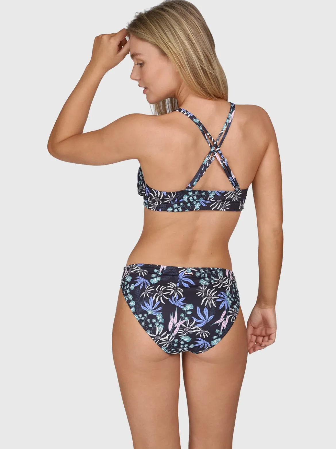 Delphinia-Print Dames Bikini Top | Zwart