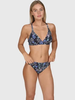 Delphinia-Print Dames Bikini Top | Zwart