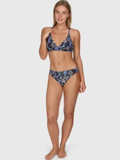 Delphinia-Print Dames Bikini Top | Zwart