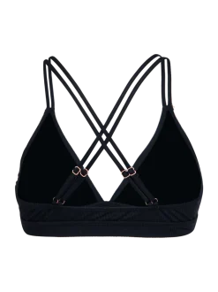 Delphinia-Rib Dames Bikini Top | Zwart