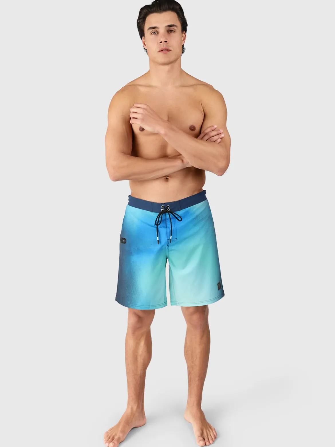 Dhion Men Swim Shorts | Neon Blue