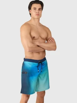 Dhion Men Swim Shorts | Neon Blue