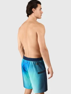Dhion Men Swim Shorts | Neon Blue