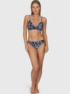 Diamia-Print Dames Bikini Top | Zwart