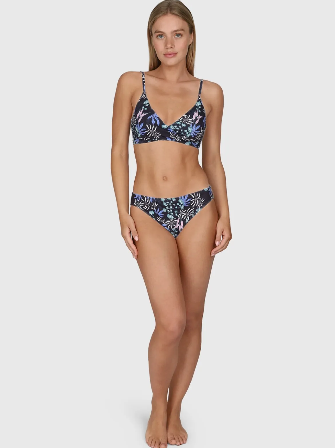 Diamia-Print Dames Bikini Top | Zwart
