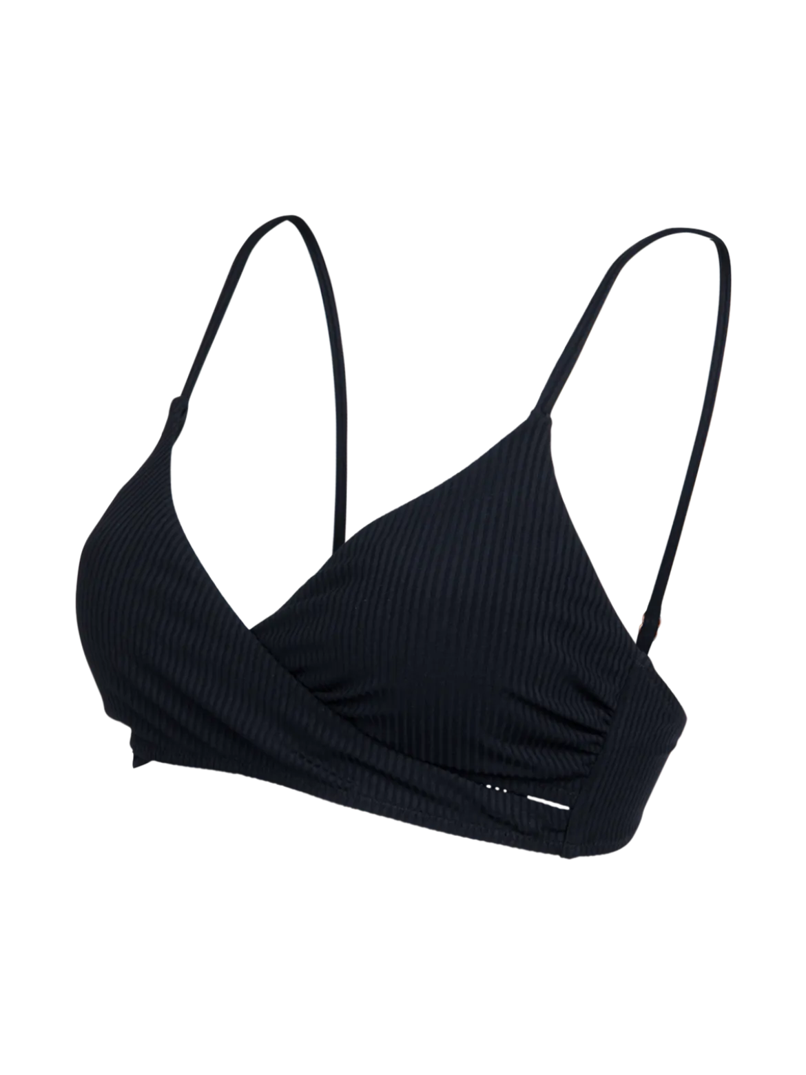 Diamia-Rib Dames Bikini Top | Zwart