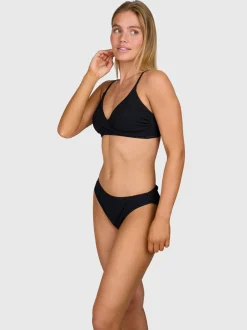 Diamia-Rib Dames Bikini Top | Zwart
