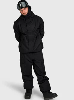 Dice Men Snow Jacket | Black