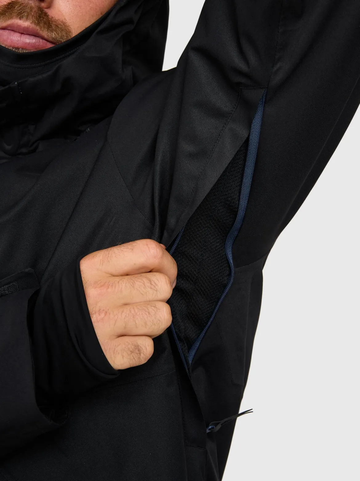 Dice Men Snow Jacket | Black