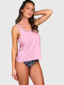 Diljara Dames Top | Mauve Mist
