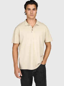 Domo Heren Polo | Feather Grey