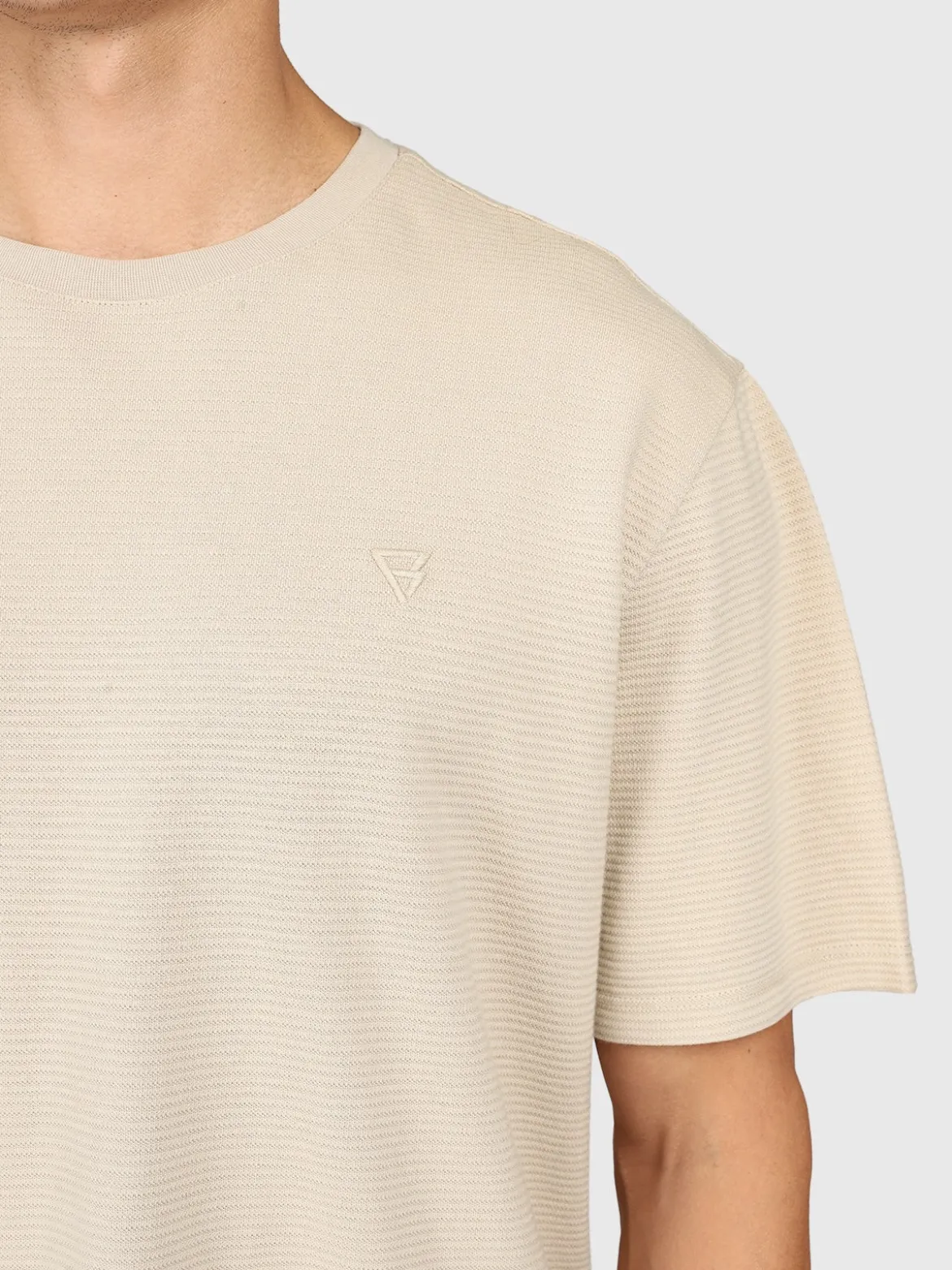 Dozan Heren T-shirt | Feather Grey