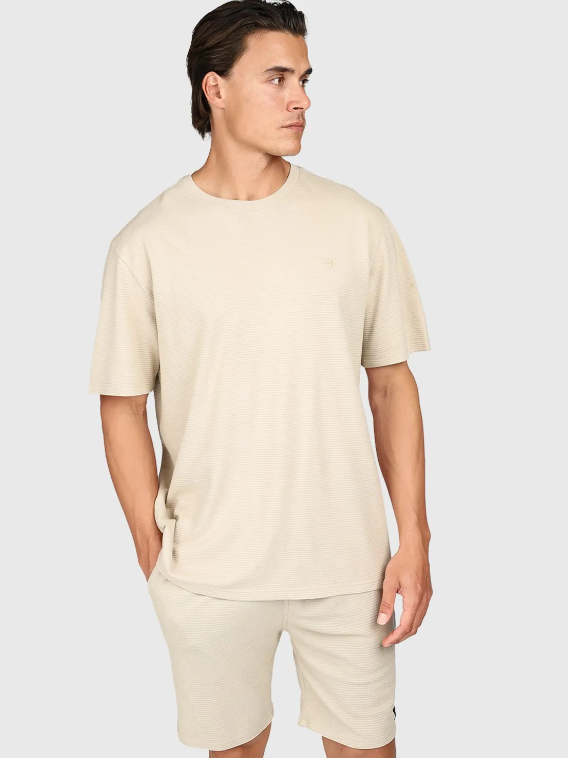 Dozan Heren T-shirt | Feather Grey