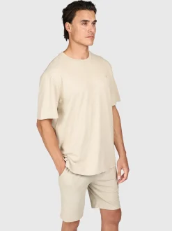 Dozan Heren T-shirt | Feather Grey