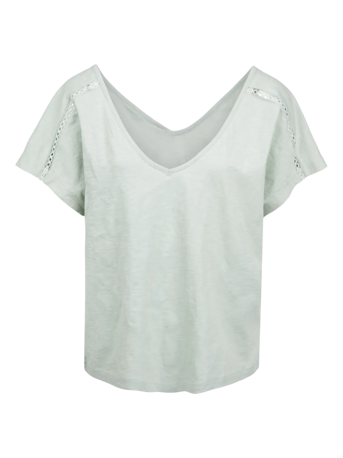 Duya Dames T-shirt | Aqua Grey