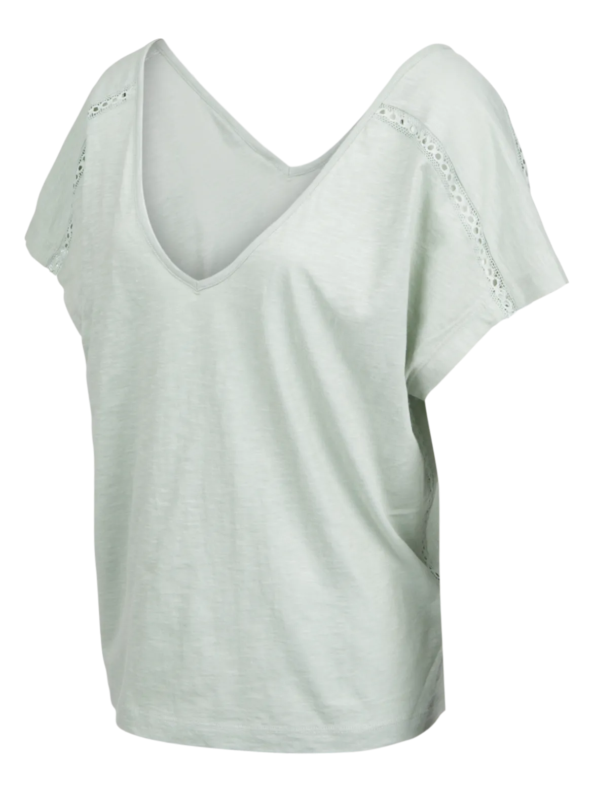 Duya Dames T-shirt | Aqua Grey