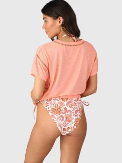 Duya Women T-shirt | Peach