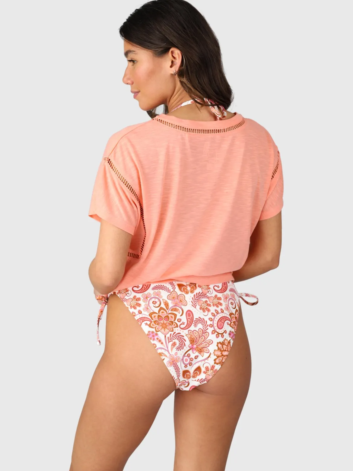 Duya Women T-shirt | Peach