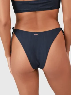 Elly-Rib Dames Bikini Broekje | Indigo Blue