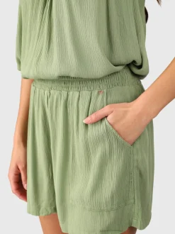 Essia Women Shorts | Eucalyptus