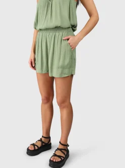 Essia Women Shorts | Eucalyptus