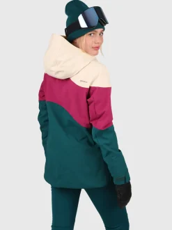 Fastonia Dames Ski Jas | Evergreen